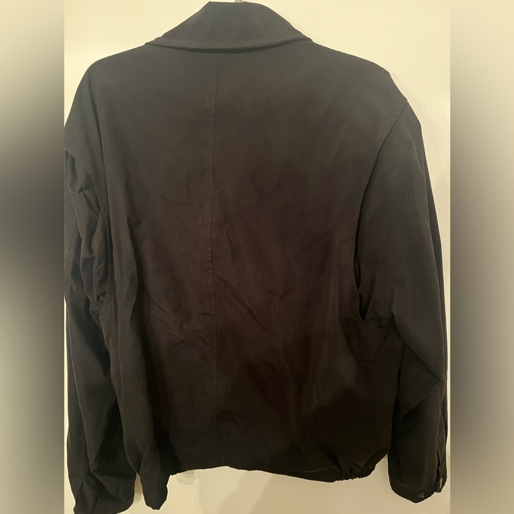 LONDON FOG MEN’S MICROFIBER GOLF JACKET. BLACK. SIZE. XL - Picture 5 of 7